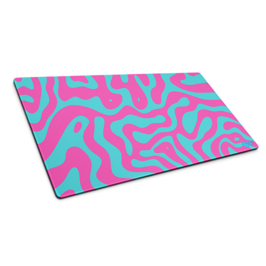 TopoGlide Mousepad Blue + Pink