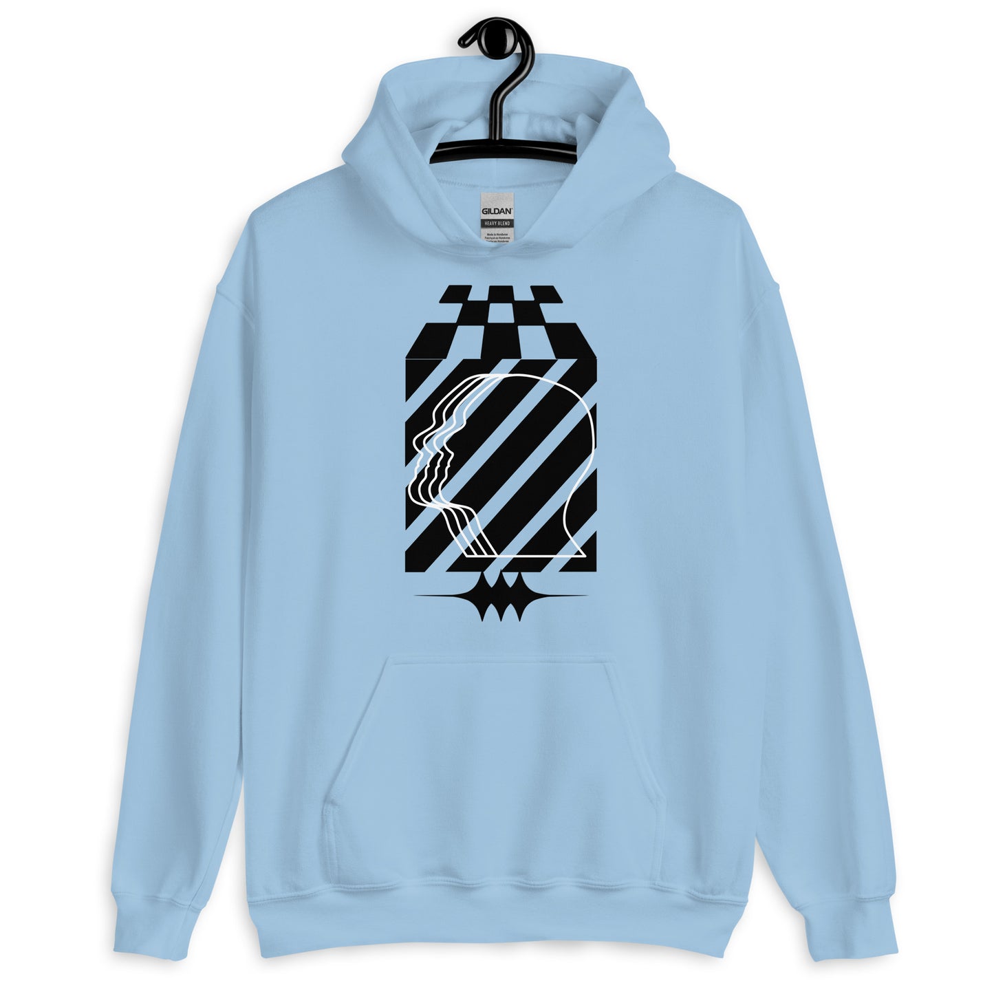 Distorted Face Hoodie