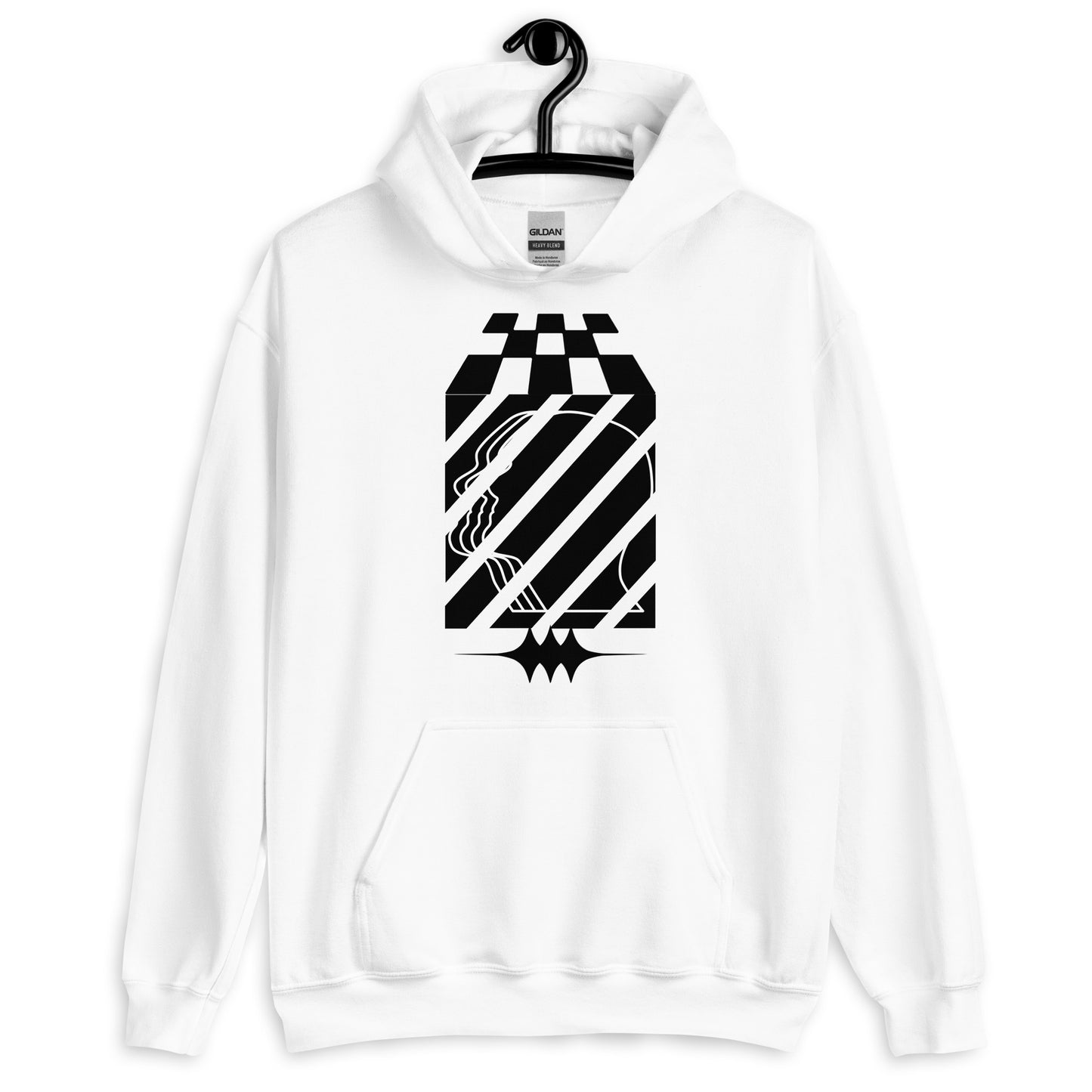 Distorted Face Hoodie